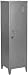 MEUBLE COSY Armoire Metallique Rangement à Casiers Verrouillables en Métal Porte Avec Fermeture à clé 3 Compartiments Intérieurs rangement bureau, Gris /38 x 38 x 137 cm