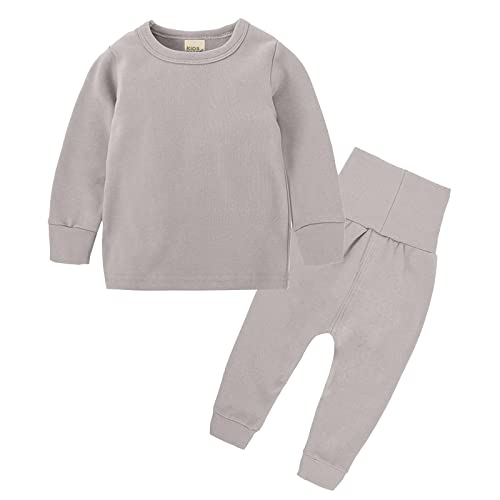 Kids Thermal Underwear Set Toddler Baby Winter Base Layer 𝐔ltra Soft Long 𝐉ohns for Boys Girls Cotton 𝐏ajamas 𝐏js4