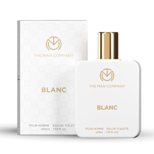 The Man Company Blanc Edt Perfume - Musk, Citrusy & Aromatic Scent For Men| Premium Long-Lasting Fragrance Spray | Gift For Men, Gift For Him - 50Ml