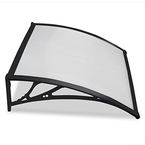 Yaheetech Front Door Canopy 120 x 80 cm Black