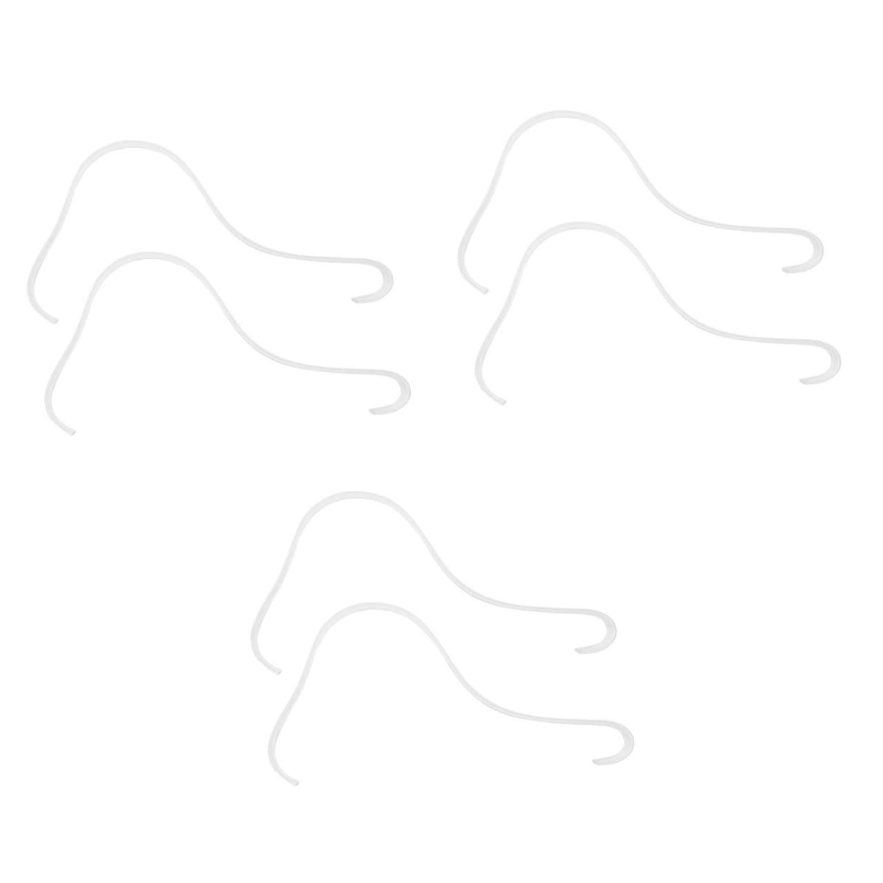 VILLFUL Shoe Organzier 6pcs Acrylic Display Stand Men's Shoe Stretcher High Heels Organizer Sandals Support Shelf