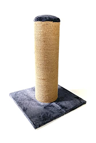 CA&T Ultimate Fat Boy Cat Scratching Mega Post | Scratching Post For Large Cats | Large Cat Scratching Post Available in (Grey)