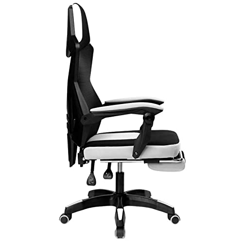 Cadeira de Escritório com Rodinha Fortt Verona Branca - CEGF01-B