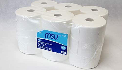 MSU - Papel Higiénico Industrial Pasta Laminado | Ideal para Oficinas, Restaurantes, Eventos | Eco-Amigable, Alta Absorción | Compatible con Dispensadores, Papel | Pack 18 unidades