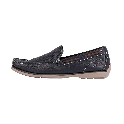 Sider Couro Democrata Ocean Masculino - Preto+bege - 37