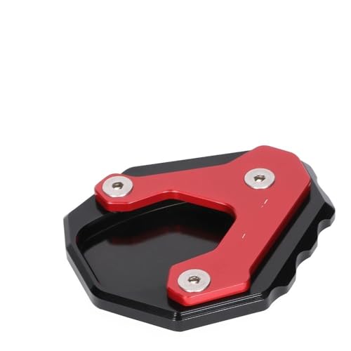 Plaque d'extension de béquille latérale moto avec base élargie antidérapante