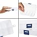 Juvale 12-Pack Mini Tackle Box Organizer - Clear Plastic, 5 x 2.6 x 0.8 In - Customizable Dividers for Screw & Bead Storage - Craft & Earring Storage Containers