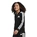 adidas Girls' Active Sports Athletic Tricot Bomber Jacket, adi Black, L
