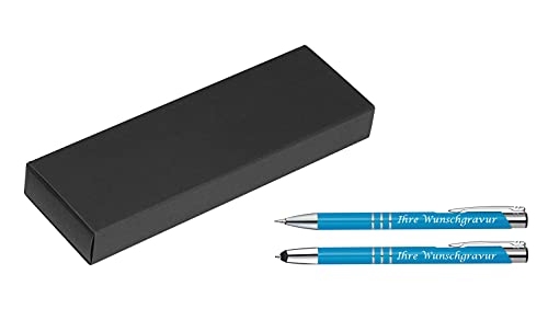 Livepac-Office Gravur Schreibset Hellblau