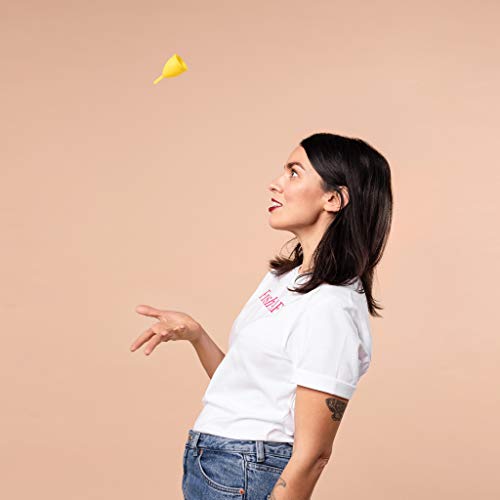 Lunette Reusable Menstrual Cup, Model 1 Period Cup For Light To Moderate Flow, Violet #TOP5