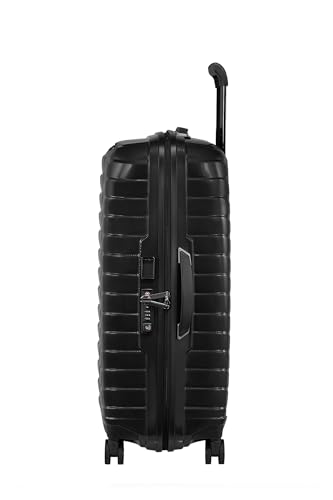 Image of Samsonite Proxis 69 cm Medium Check-in Polypropylene (PP) 8 Wheels Spinner Hard Luggage /Suitcase /Trolley Bag for Travel (Black)