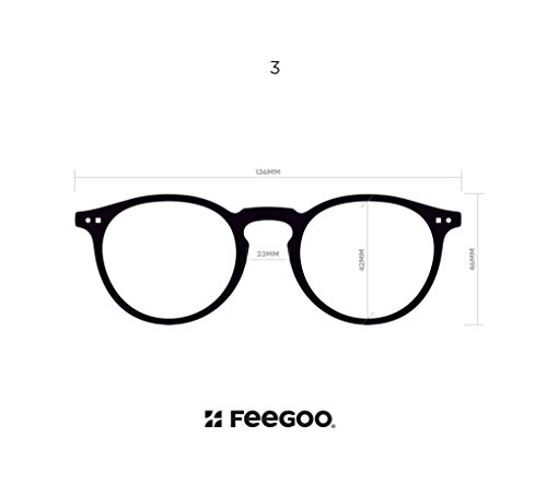 FEEGOO Occhiali da Lettura Readers Uomo/Donna