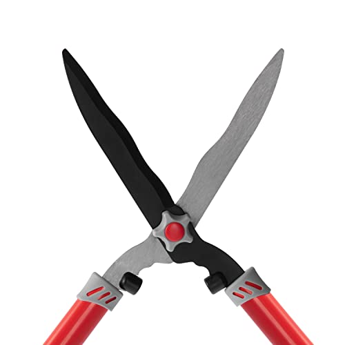 Intertool Ultra-Light Hedge Trimmers, 22-Inch Wavy Blade Manual Shears, Home Garden Pruner, Landscaping, Shape Bushes, Trim Borders And Boxwood Ft-1102 #TOP3