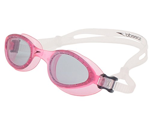 Speedo Women's AD Curved Pink Lens Hydrospex Swimming Goggle Anti-Fog System