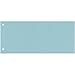 Produktbild Q-Connect KF00512 Trennblätter, Farbregister, Aktenfahnen, Universalregister Trennstreifen 10,5x24cm 100 Stück blau