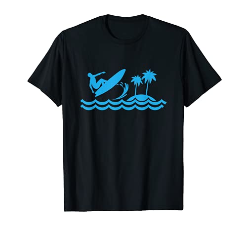 Cool Surfing Summer Design Beach Lover Funny Gift T-Shirt
