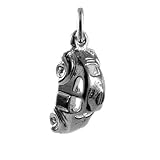 Gewicht: 1,7g TheCharmWorks Sterlingsilber VW Käfer Charmanhänger  Sterling Silver VW Beetle Car Charm