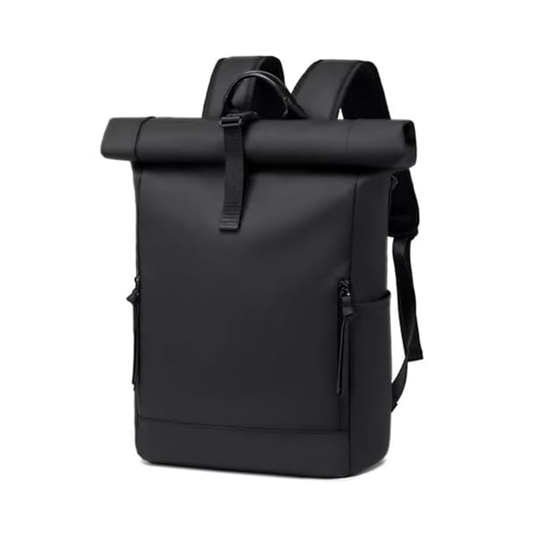 Rolltop-Laptop-BackpackTravel-Waterproof-Computer-Backpacks-Lightweight-Work-Backpacks156-Inch-Large-Capacity-College-Business-Bookbag-for-Work-Business-College Rolltop Laptop Backpack,Travel Waterproof Computer Backpacks Lightweight Work Backpacks,15.6 Inch Large Capacity College Business Bookbag for Work Business College