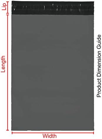 100 x Mixed Grey Mailing Poly Postal Self Seal Bags 4 Sizes 25 from Each BubblePost Small to Large Mailing Bags Postage Packaging Assorted Mailers Posting Shipping Post Parcel Package Bags