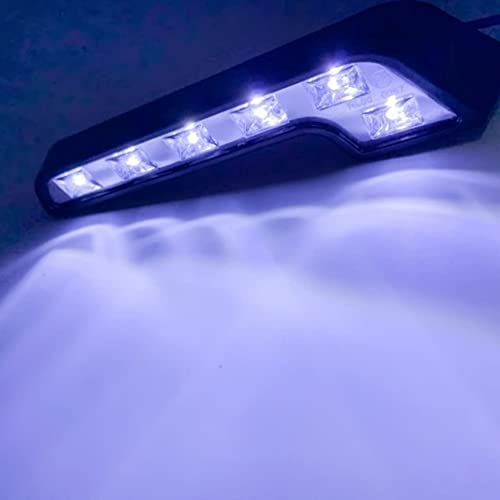 Ozabx 2Pcs L-Shaped 6 Led White 12V Waterproof Driving Lamp Universal Fit Fog Light Car Accessory #TOP20