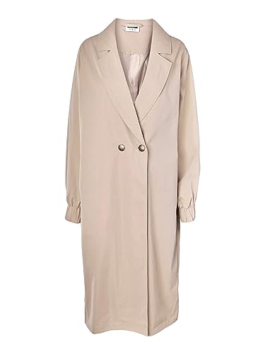 Noisy May Nmsoffy Ls Trench Manteau Femme long et élégant pour le quotidien