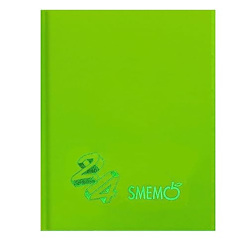 Smemoranda - Diario Scuola 2023-2024, 16 Mesi, Settembre 23 - Dicembre 24, Agenda Scolastica con Planner e Sticker, Copertina Rigida, Formato Medium 11 x 15 cm, Colore Verde Lime
