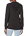 Hanes Women's Jersey Full Zip Hoodie, Black, X-Large