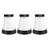 3 Pack Replacement HEPA Filter Compatible with MOOSOO K12 K12 Pro K13 Cordless Handheld Vacuum Cleaner Filter Accessories