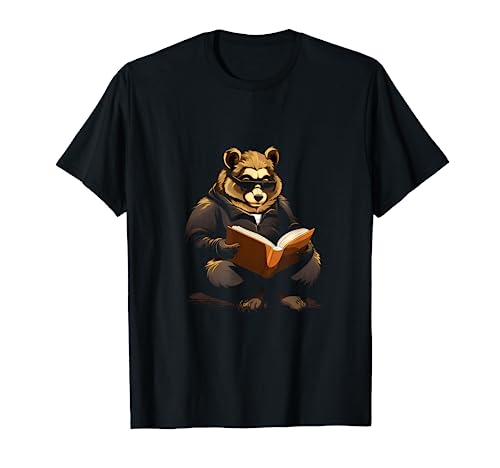 Honey Badger - Libro de lectura divertido para bibliotecario nerd Camiseta