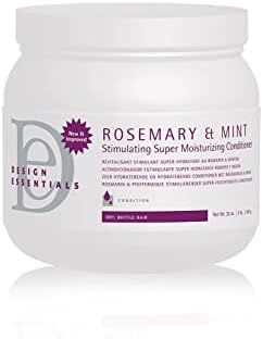 Design Essentials Rosemary & Mint Stimulating Super Moisturizing Conditioner for Dry, Brittle Hair, 11 Fl Oz.
