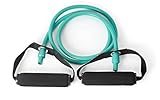 DITTMANN Body Tube Deluxe Fitnessband Expander grün/mittel Schaumstoffgriff
