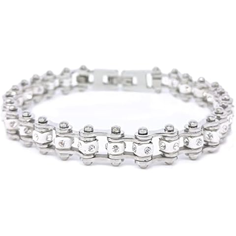 Dream Apparel Stainless Steel Biker Bracelet Cover