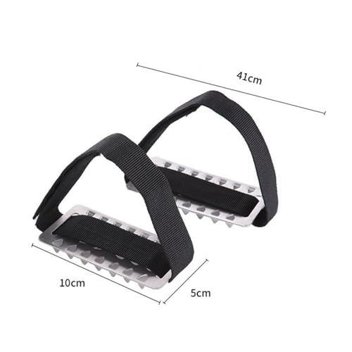 RNXRZANK 4X Shoe Spikes Nonslip Snow Gripping Spikes Lightweight Ice Snow Grips Crampons