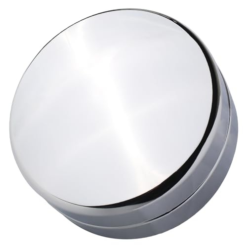 Rear Dually Wheel Center Cap Chrome | Compatible with 2003-2017 Dodge Ram 3500 Pickup Accessories | 1-ton 17 Dual Steel Wheels Cover