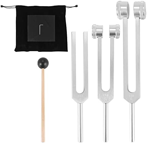 Set 4 Diapason Terapia Sonora - 128Hz, 136.1Hz, 528Hz, 4096Hz Per Rilassamento E Meditazione - Foto 9