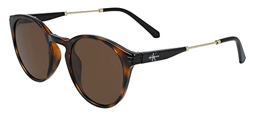Calvin Klein Jeans Unisex Erwachsene CKJ20705S Sonnenbrille, Dark Tortoise, Einheitsgröße