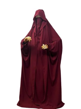 Image of NAZNEEN Saudi Jilbab Full Length and Noise Pc MATT NIDA Fabric with extra panel to cover face