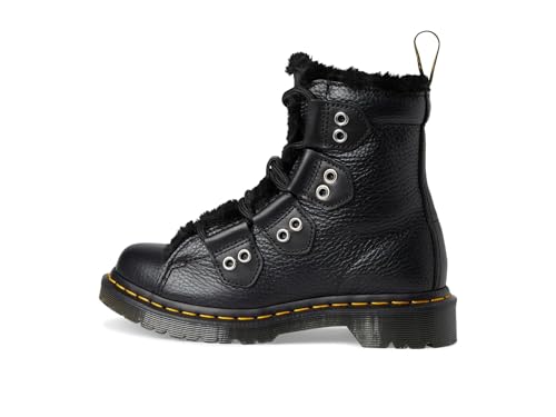 Dr. Martens Women's 1460 Lace to Toe Fur Lined Boots Combat4