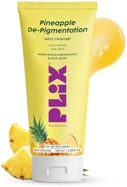 5% Pineapple Foaming Facewash For Depigmentation,100ml | Cleanser For Skin Brightening & Even Toned Complexion | Free Of Sulphates, Paraben & Silicones