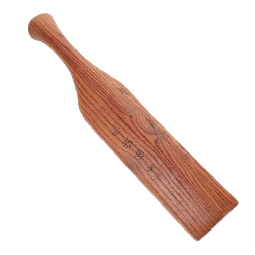 Beatifufu Traditional Chinese Wooden Laundry Hammer Paddle for Hand Washing Clothes Sturdy Ergonomic Design for Home Laundry Manual Washer Tool