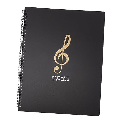 QUMIIRITY Music Score Binder Organizer Durable Office File Folder with Pages for Music Storage Stylish Design for Home School and Office Use Protects Documents and Music