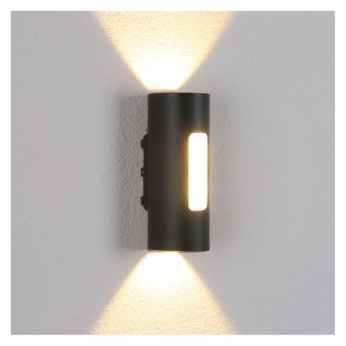 Applique murale extérieure simple pour terrasse et jardin éclairage étanche luminaire noir