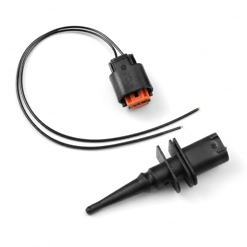 TwinkleTech Outside Ambient Air Temperature Sensor 328i, E30, E90, E46, 330i, 325i, 535i, 320i, 528i, E60, E39, 335i - Compatible with BMW 1 Series, 3 Series, 5 Series Car Temp Sensor w/Wire Pigtail