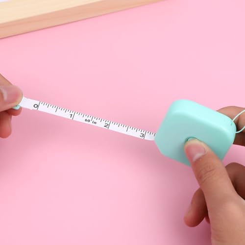Set de 4 cintas métricas mini flexibles Zerodeko miniatura 7