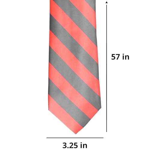 Image of tiemart Men's Striped Tie Standard Length