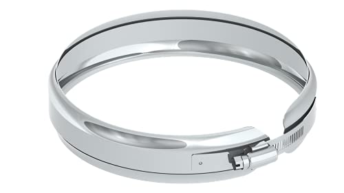 Klemmband für Schornstein EW einwandig; Ø160mm Innendurchmesser, Edelstahl Cover