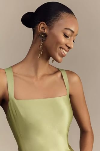 Mermaid Bridesmaid Dresses Long Satin Square Neck Formal Evening Dresses for Women Wedding Guest4