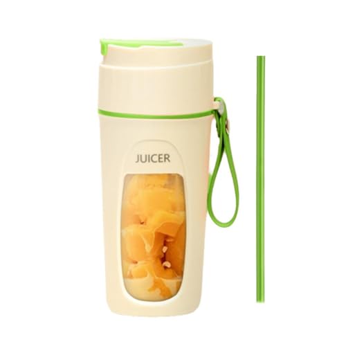 Taza portátil, recargable por USB, mini licuadora personal portátil, exprimidor de frutas y verduras para batidos