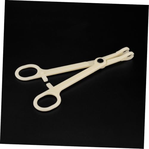 VALICLUD 5 Stück Teiliges Einweg piercing zangen aus Kunststoff Runde Klemmen Professionelle Sterilisierte Piercing forceps für Lippen Nase Bauchnabel Augenbrauen Einfaches Schmerzarmes