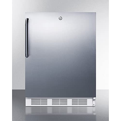 Summit Appliance FF7LWBISSTBADA 32.25 x 23.63 x 23.5 in. ADA Compliant Built-In Undercounter All-Refrigerator White Cabinet